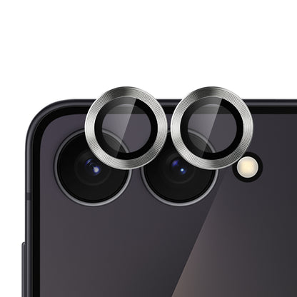 Camera Lens Protector for Samsung Galaxy Z Flip 8 Camera Lens Protector Tempered Glass Metal Frame Scratch Resistant HD Clear Precision Fit