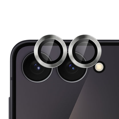 Camera Lens Protector for Samsung Galaxy Z Flip 8 Camera Lens Protector Tempered Glass Metal Frame Scratch Resistant HD Clear Precision Fit