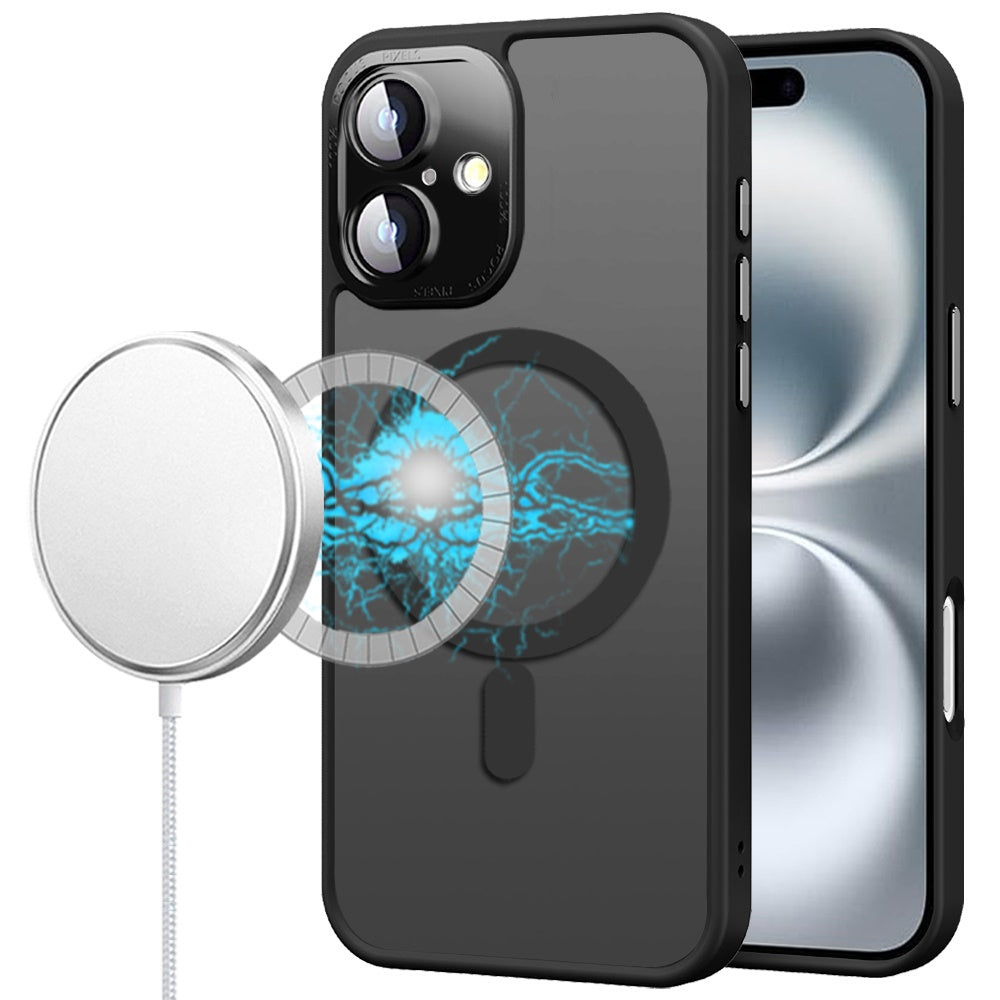 Shockproof Magnetic Hybrid Metal Frame Tempered Camera Glass Lens Protector Military Drop Protection Armor
