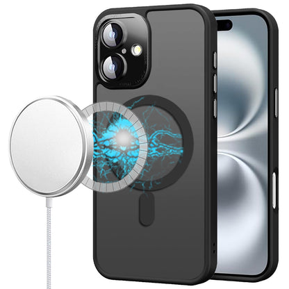 Shockproof Magnetic Hybrid Metal Frame Tempered Camera Glass Lens Protector Military Drop Protection Armor