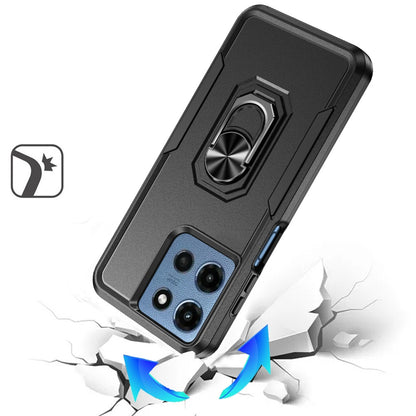 For Samsung Galaxy S26 Hybrid Tough Strong Dual Layer Hard PC TPU with Magnetic Ring Stand Heavy-Duty Armor Design Case Cover