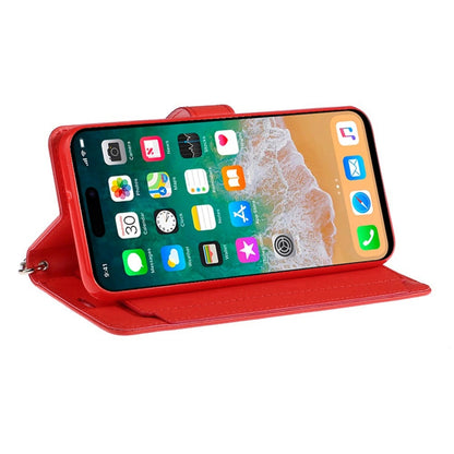 For Apple iPhone 16 Plus Wallet Cases PU Leather with Credit Card /ID /Cash Holder Slot Dual Flip Book Pouch, Stand and Strap Case Cover Black