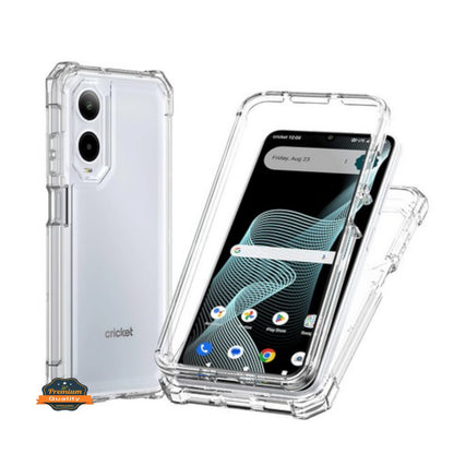 For Samsung Galaxy Xcover 6, Samsung Galaxy Xcover 6 Pro Full-Body Dual Layer Hybrid Case Slim, Drop-Proof TPU Hard PC, Durable Corner Front Bumper Protector Case Cover Clear Transparent