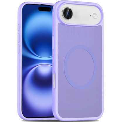 For Apple iPhone 17 Air (6.6") MagSafe Compatible Case Hybrid Soft TPU Bumper Hard Translucent Matte Back Slim Shockproof Case Cover