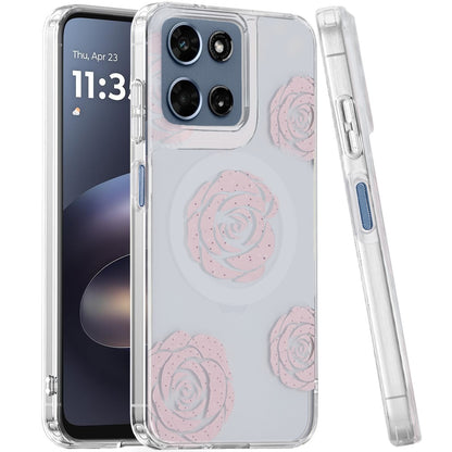 Phone Case for Motorola Moto G Play 5G 2026 Stylish Design Shockproof Magnetic Magsafe Compatible TPU IMD Print Rugged Grip Drop Protection Slim Fashion Cover