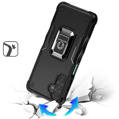 For Apple iPhone 17E /16E Hybrid Stand Magnetic Ring Holder Kickstand Heavy Duty Rugged Drop Silicone & Hard PC Shockproof Case Cover