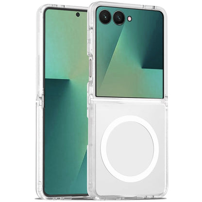 For Samsung Galaxy Z Flip 7 MagSafe Compatible Case Hybrid Soft TPU Bumper Hard Translucent Matte Back Slim Shockproof Case Cover