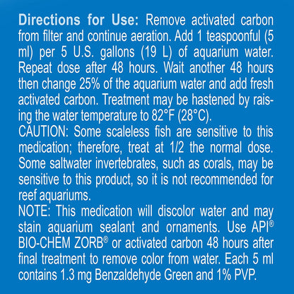 API Super Ick Cure Treats White Spot Disease [Aquarium Supplies] 24 oz (6 x 4 oz)