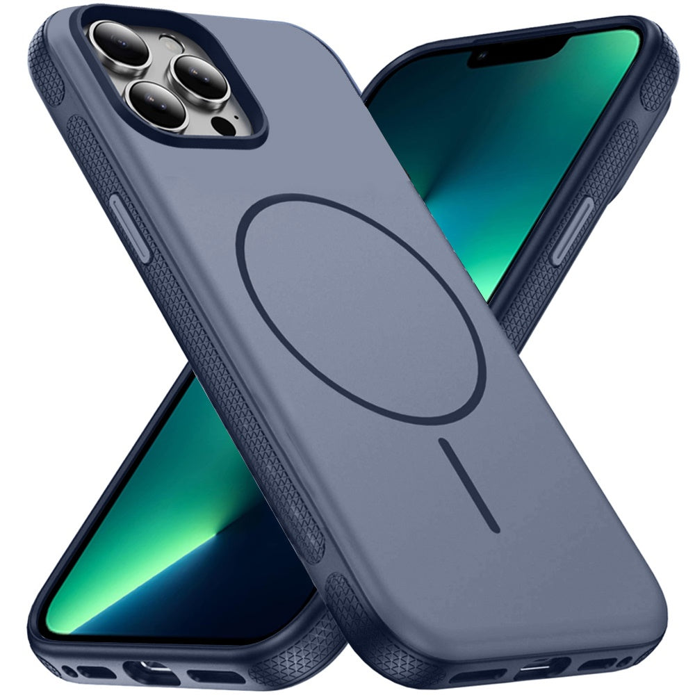 Phone Case for Apple iPhone 13 Pro Super Magnetic Matte Hybrid Shockproof Thick Protective Durable Grip Anti Scratch Premium Edge Slim Fit Cover