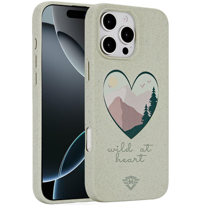 For Apple iPhone 16 (6.1") Eco Friendly Bio-Degradable Design Hybrid Cases Slim Fit Soft TPU Drop Protection Rubber printed Case Cover