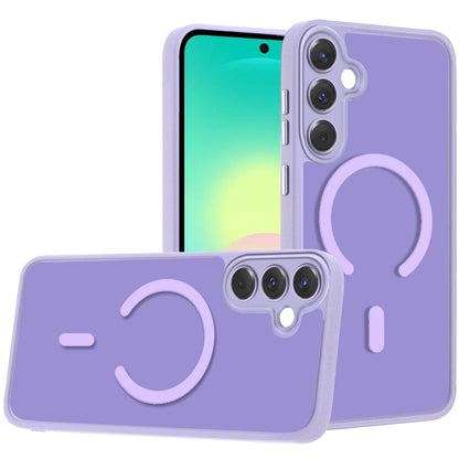 Matte Frosted Magnetic Back Hybrid Hard PC Soft TPU Camera Protection Slim Shock Absorbing Anti Fingerprint