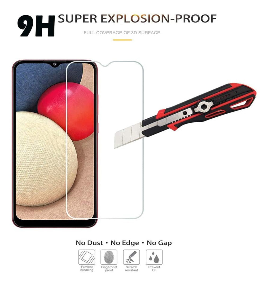 For Samsung Galaxy S25 /S24 Tempered Glass Screen Protector, HD Transparent, 9H, Bubble-Free, Case Friendly Protector Clear