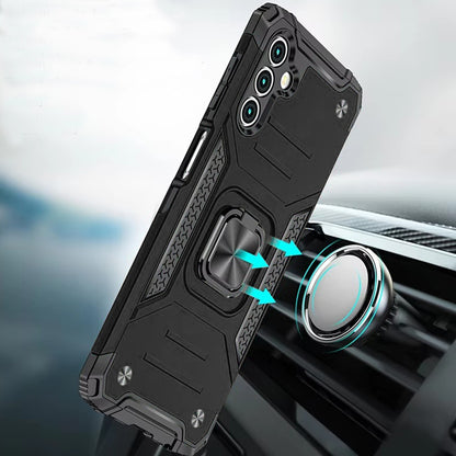 For Google Pixel 9A Armor Hybrid Magnetic Stand with Ring Holder Kickstand Shockproof Heavy-Duty Durable Rugged TPU Dual Layer Case Cover