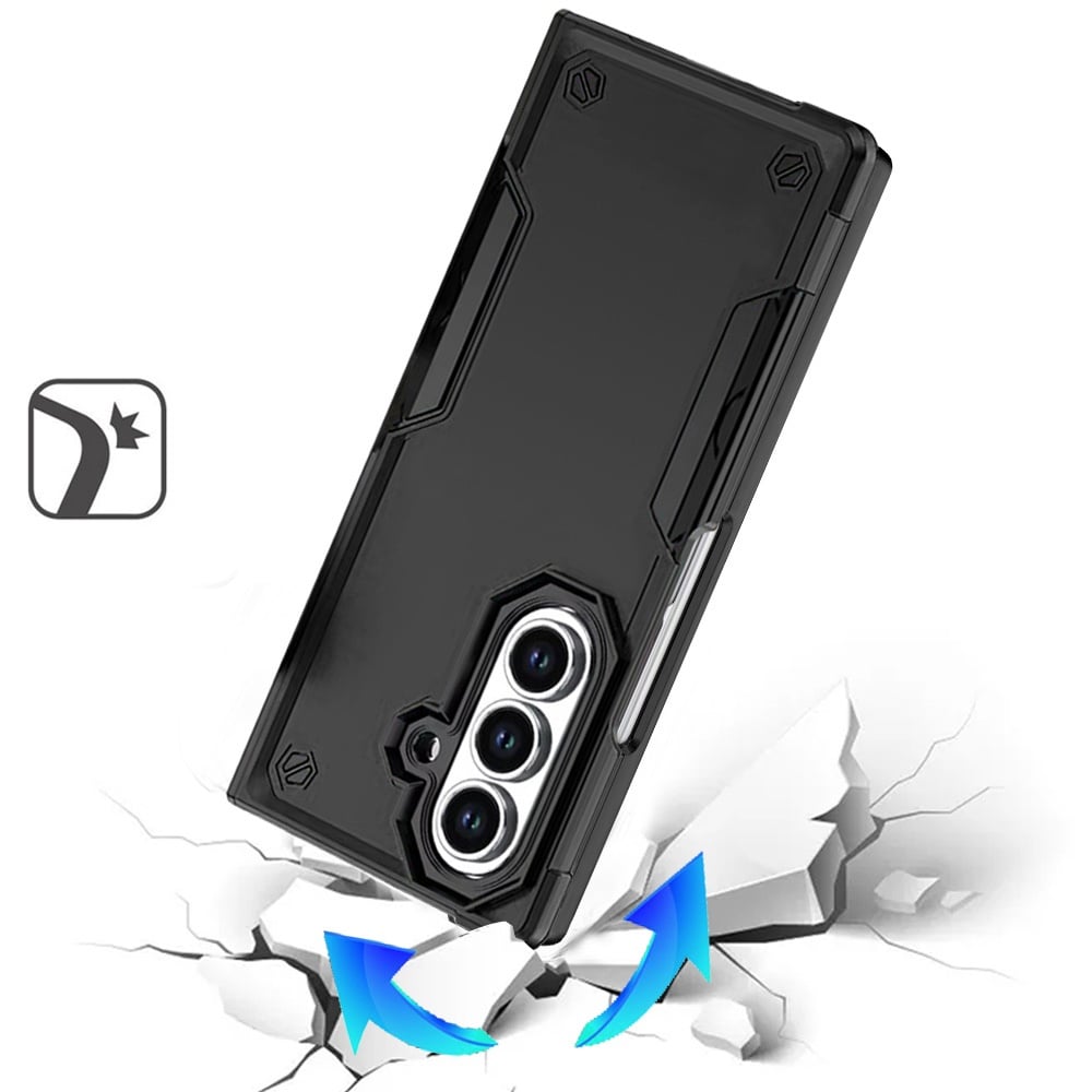 Phone Case for Samsung Galaxy Z Fold 8 Ultra Shockproof Rugged Hybrid TPU Anti-Slip Grip Armor Military Grade Drop Resistant Shock-Absorbing Impact Cover