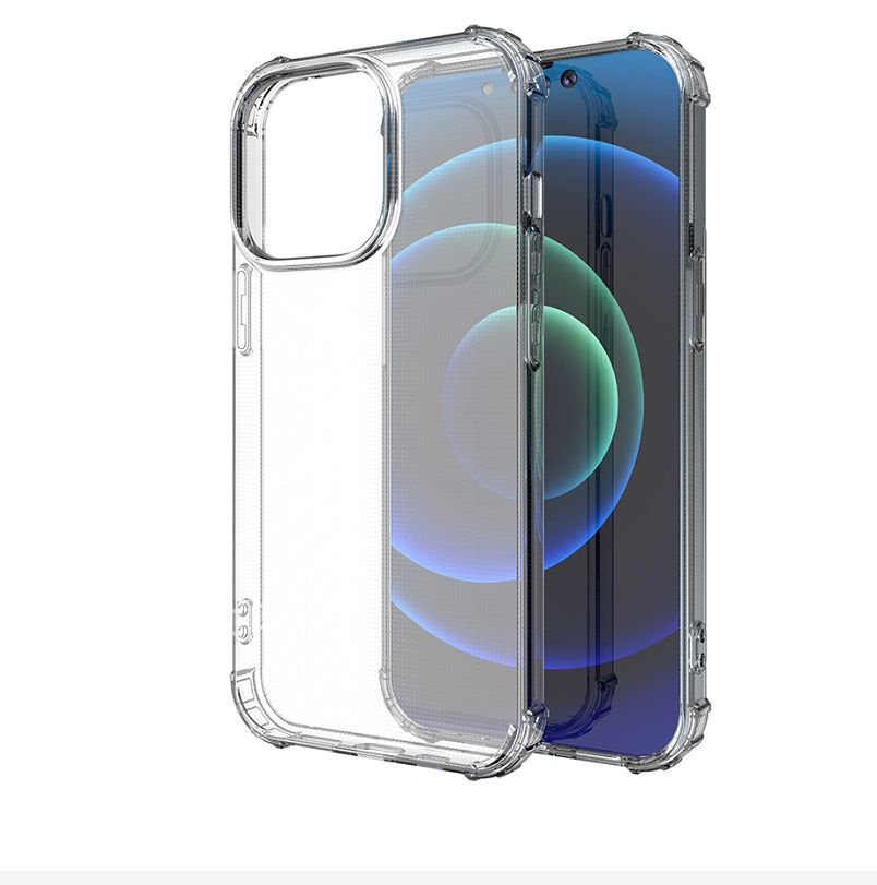 Phone Case for Apple iPhone SE 3 (2022) SE/8/7. Shockproof Thick Clear TPU Hybrid Flexible Bumper Impact Resistant Slim Fit Reinforced Edge Protection Cover Clear