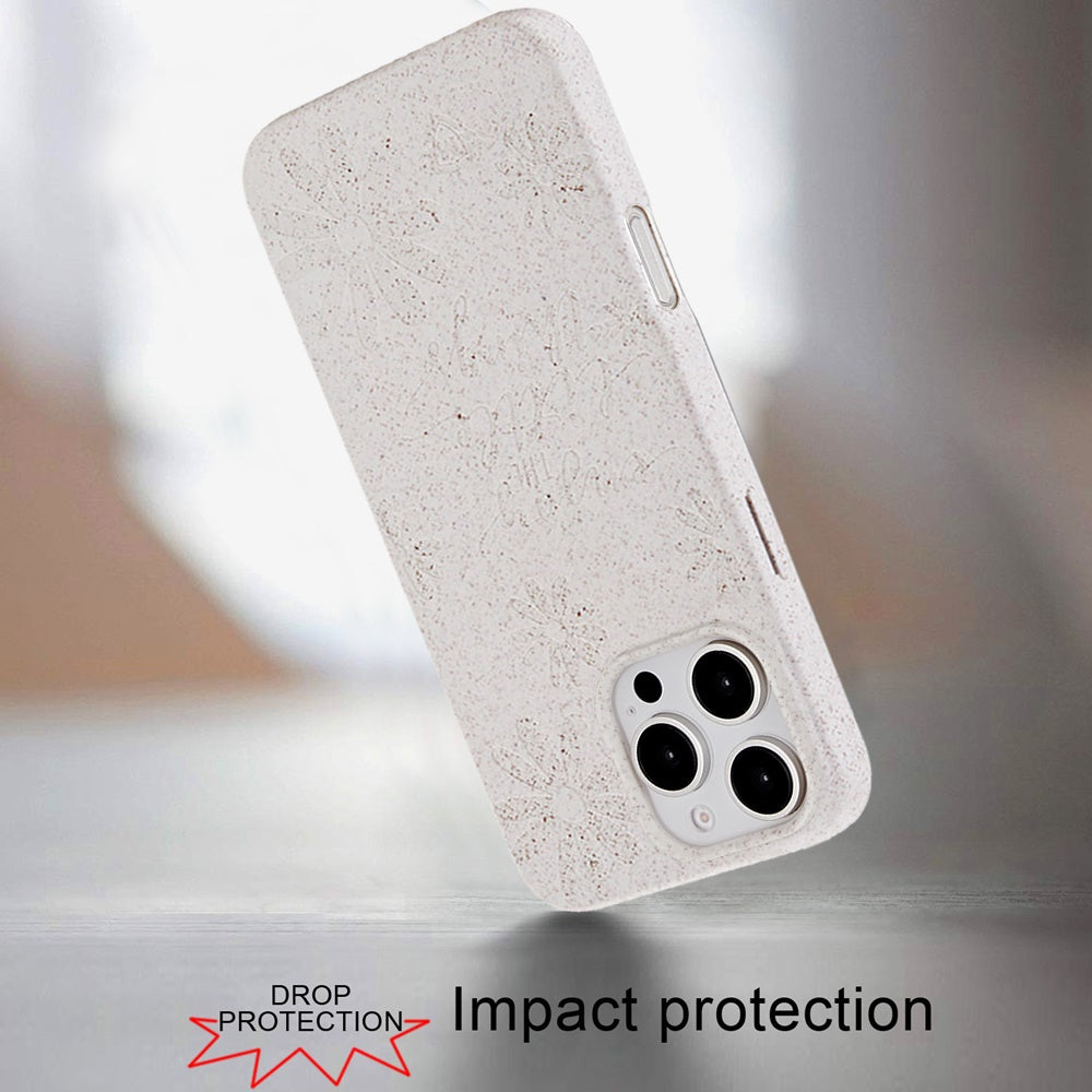 For Apple iPhone 16 Plus (6.7") Eco Friendly Bio-Degradable Design Hybrid Cases Slim Fit Soft TPU Drop Protection Rubber printed Case Cover