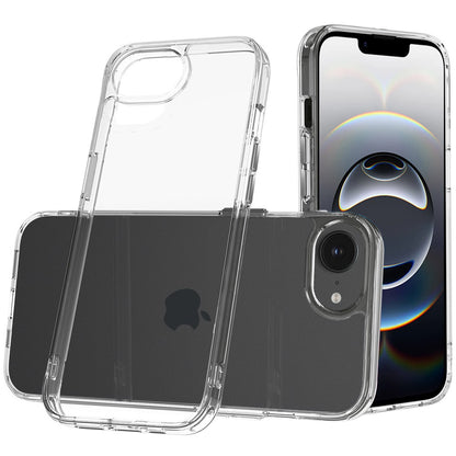 For Apple iPhone 17E /16E Shockproof Slim Crystal Clear Transparent Hybrid Cover with Enhanced Drop Protection Case Cover Clear