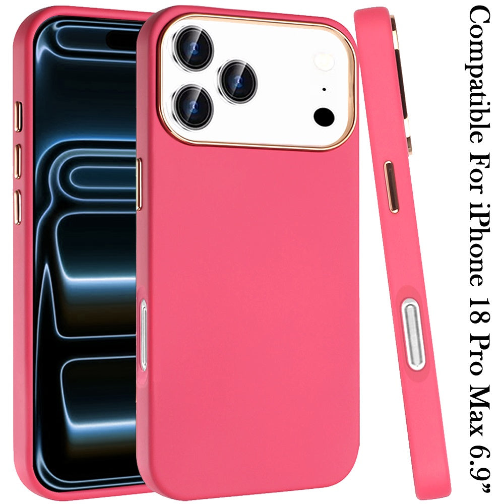 Hybrid Silicone TPU Rubber Chromed Edge TPU Bumper Reinforced Corners Shock Absorbing Protection