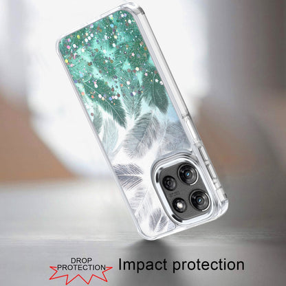 For Motorola Moto G 5G 2025 Fashion Epoxy Glitter Shimmer Design, Hybrid Shockproof TPU, Stylish Sparkle Slim TPU Protective Case Cover