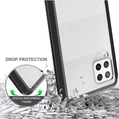 For Google Pixel 10 Pro XL Hybrid Slim Crystal Clear, Shock-Absorption Durable Bumper TPU + Hard PC Back, Transparent Design Case Cover Black