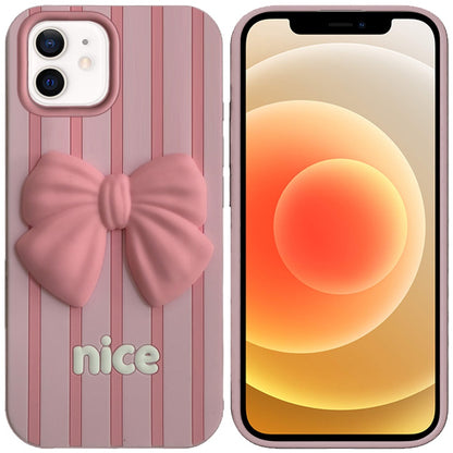 Phone Case for Apple iPhone 12 /12 Pro Fashionable Silicone Textured Decorative Design Pattern Protective Rubber TPU Hybrid Protection Cover