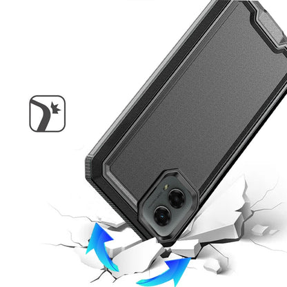 For Motorola Moto G 5G 2024 Premium Fused Hybrid Tough Strong Hard PC TPU Rubber Shockproof Drop Protection Impact Case Cover