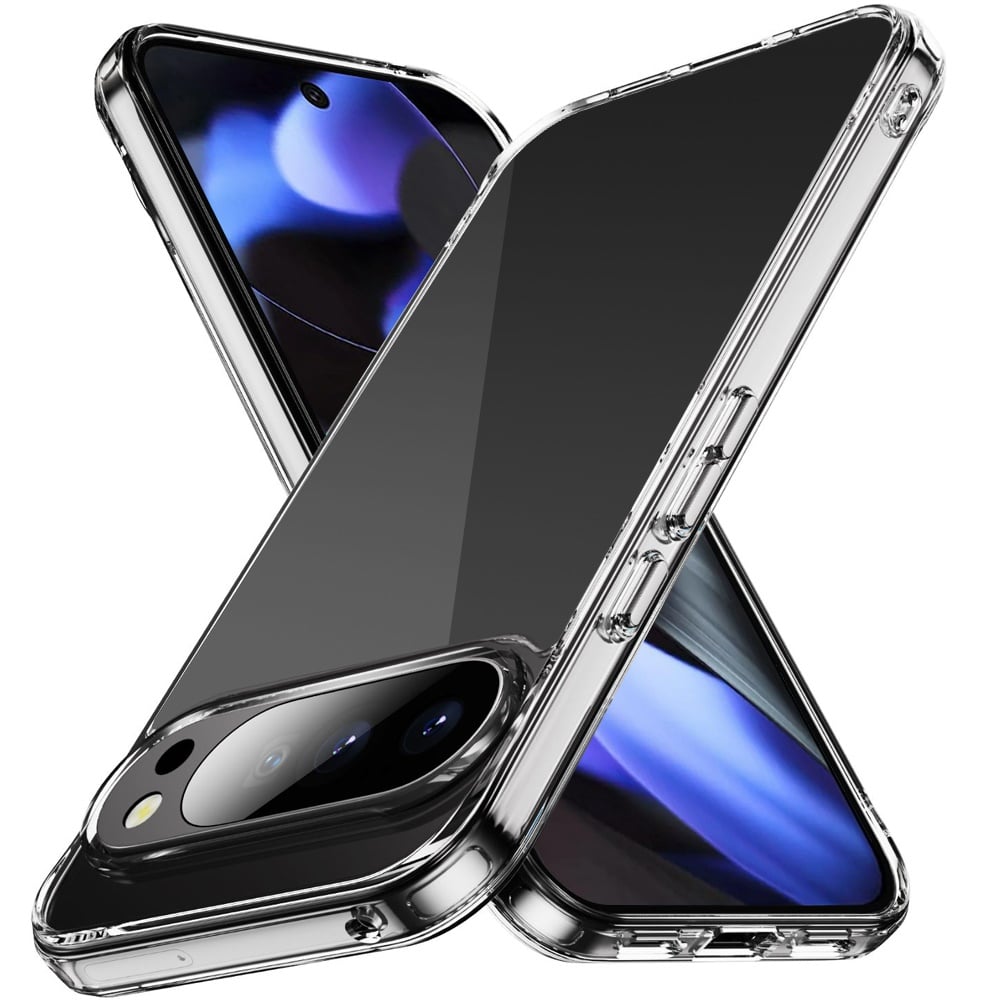 For Google Pixel 10 / 10 Pro Shockproof Slim Crystal Clear Transparent Hybrid Cover with Enhanced Drop Protection Case Cover Clear
