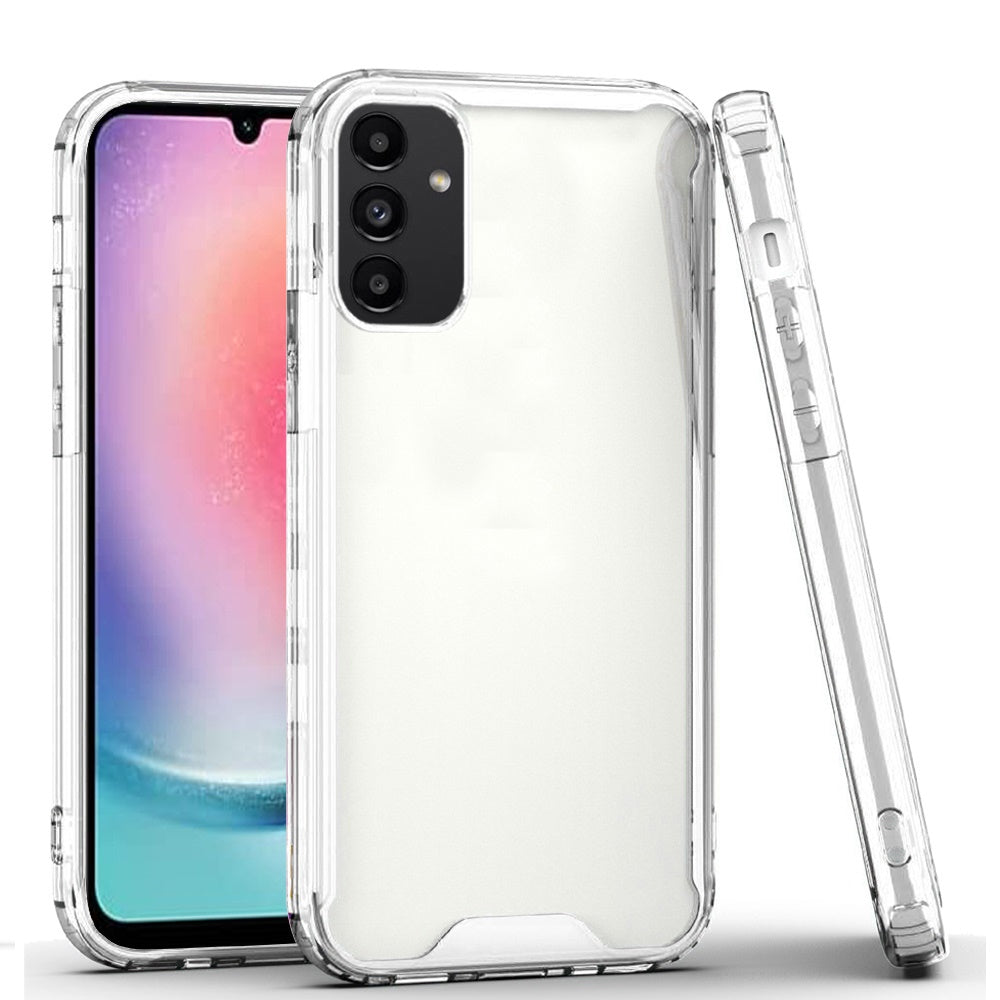 For Samsung Galaxy S25 /S24 Premium Hybrid Clear Shockproof Slim Transparent Hard PC & TPU Bumper Frame Shell Case Cover Clear