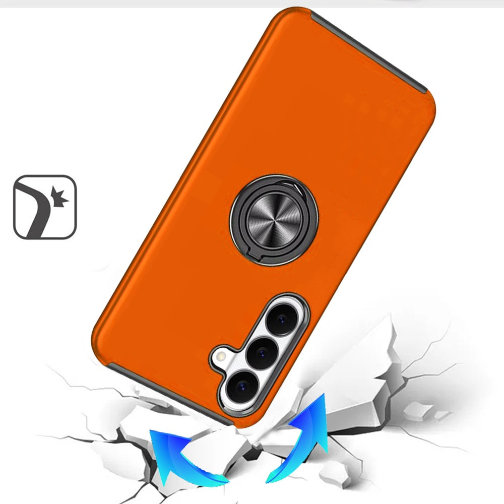 Phone Case for Samsung Galaxy S26 FE /Fan Edition Invisible Ring Stand Shockproof Anti Slip Durable Grip Protective Hybrid Slim Fit Magnetic Car Mount Holder Cover