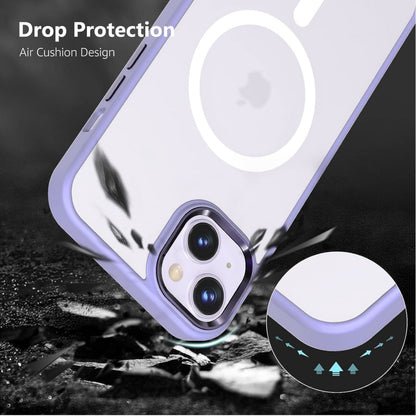 Phone Case Cover for Apple iPhone 17E /iPhone 16E Hybrid Strong Magnetic Circle Slim Fit Translucent Matte Back TPU Shockproof Design Cover