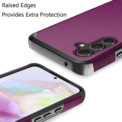 For Samsung Galaxy A36 Fashion Graphic Design Hybrid 2in1 Tough Strong Hard PC TPU Frame, Magnet Mount Friendly, Shockproof Protection Case Cover