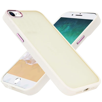 For Apple iPhone 17E /16E Slim Fit Thin Hybrid,Frosted Matte Polished Acrylic Hard PC with TPU Rubber Frame Case Cover