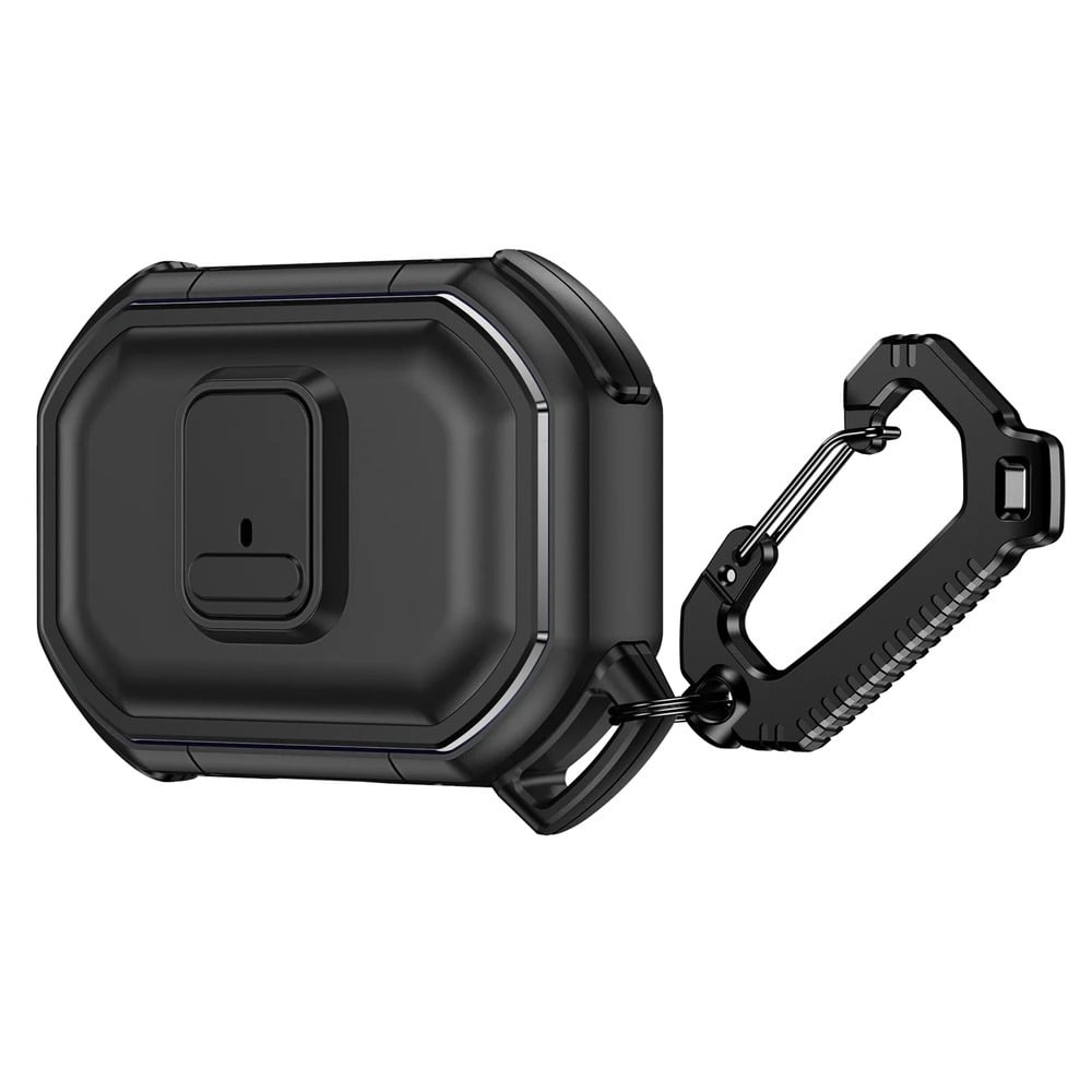 AirPods Case for Apple Airpods Pro 3 Switch Button Shockproof Hybrid Scratch Resistant Dust Proof Wireless Charging Compatible Belt Loop Cover