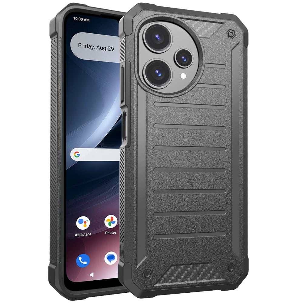 For Icon Plus 2026 Tough Lined Design Hybrid Shockproof Protective Rugged TPU Hard PC with Durable Grip Case Cover