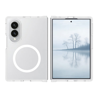 Phone Case for Samsung Galaxy Z Fold 8 Magnetic Matte Hybrid Shockproof Smooth Grip Durable Camera Protection Anti-Slip Soft Touch TPU Armor Cover