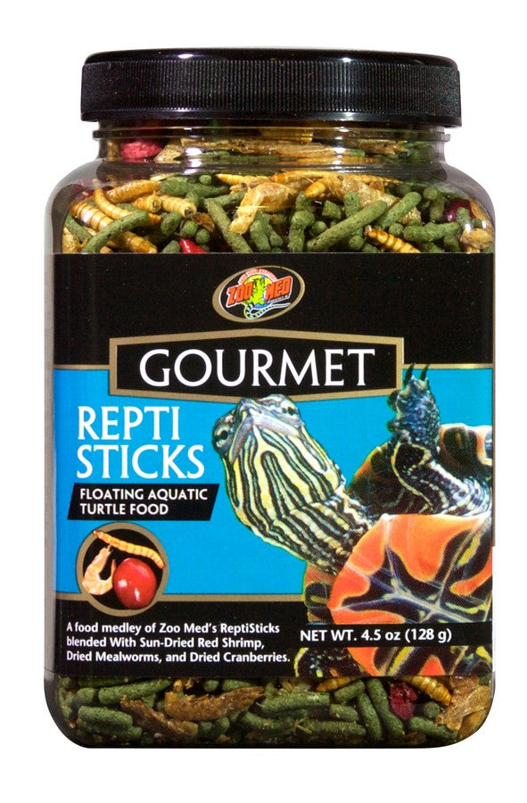 Reptile for  Zoo Med Gourmet Repti Sticks Floating Aquatic Turtle Food Cover