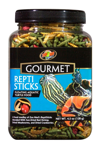 Reptile for  Zoo Med Gourmet Repti Sticks Floating Aquatic Turtle Food Cover