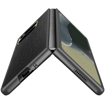 Premium PU Vegan Leather Hard Shell Snap On Slim Fit Hybrid Protective Reinforced Rugged Skin Design