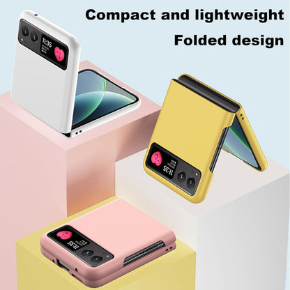 For Samsung Galaxy Z Flip 7 Painted Matte Finish TPU Silicone Case, Soft Grip Shockproof Slim Thin, Non-Slip Texture Case Cover Black