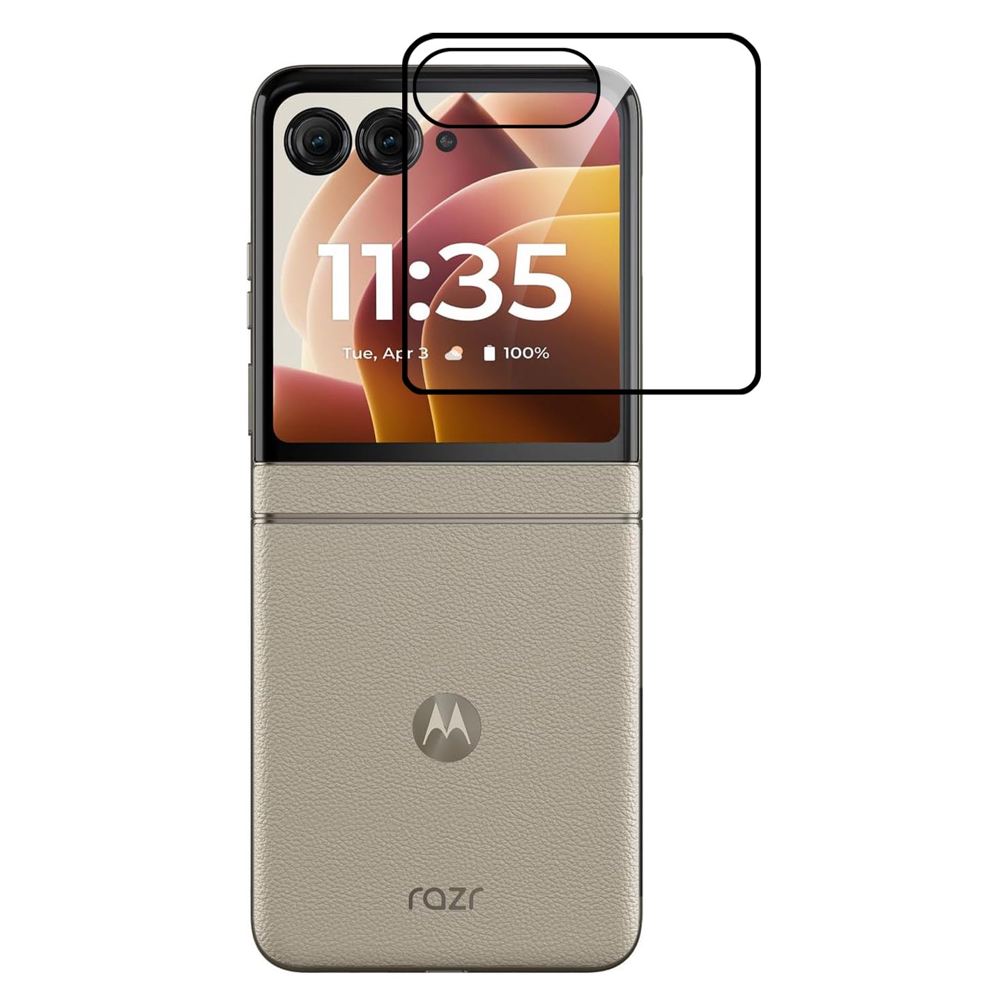 Front Tempered Glass Screen Protector Designed to allow Full functionality Black Edged 9H Glass Full Coverage