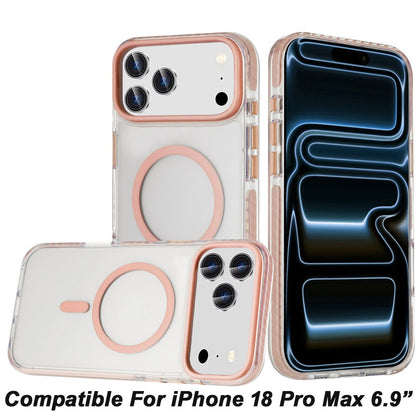 MagSafe Magnetic Transparent Hybrid Shockproof Clear Color Match Durable Grip Hard TPU Slim Protective