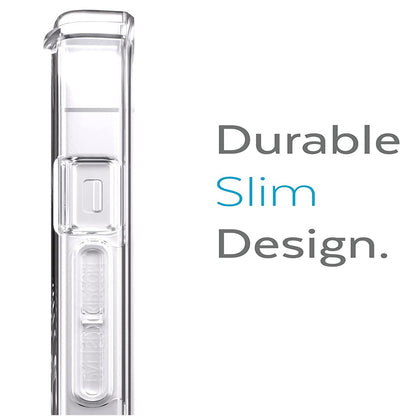 For Samsung Galaxy S25 EDGE Hybrid Clear Case Compatible with MagSafe Shockproof Protective Transparent Back, Slim Fit, Wireless Charging Ready Case Cover Clear