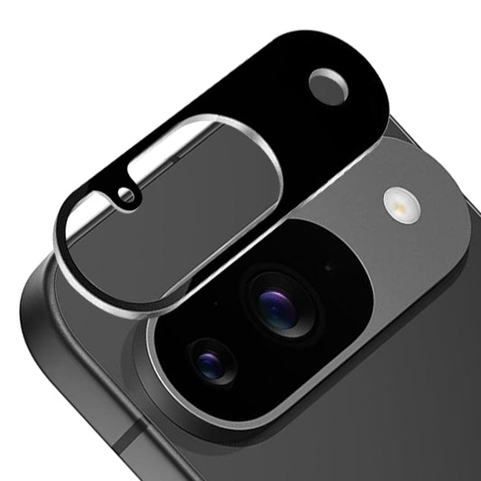 For Google Pixel 9, 9 Pro Camera Lens Protector Tempered Glass with Colored Edge 2.5D – Anti-Scratch, HD Clarity, Easy Install Case Cover Black