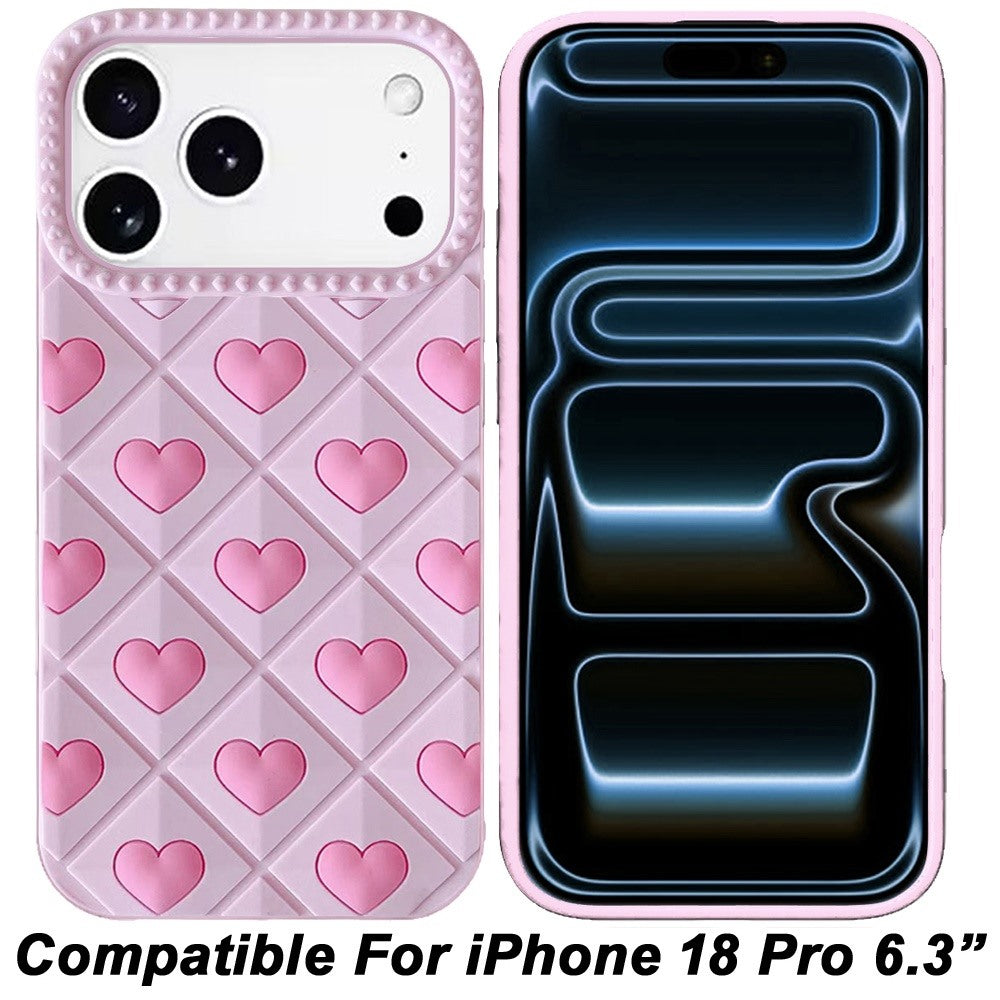 Fashionable Silicone Textured Decorative Design Pattern Protective Rubber TPU Hybrid Protection
