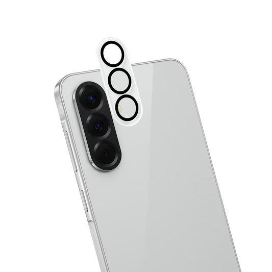 Camera Lens Protector for Samsung Galaxy A27 Camera Lens Protector Tempered Glass Transaprent Black Edge Case-Friendly Ultra-Thin Clear