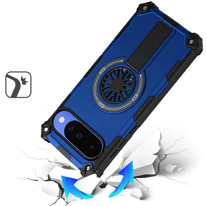 Phone Case for Google Pixel 11 / 11 Pro Invisible Kickstand Magnetic Car Mount Friendly Shockproof Texture Anti Slip Durable Grip Heavy Duty Hybrid Cover