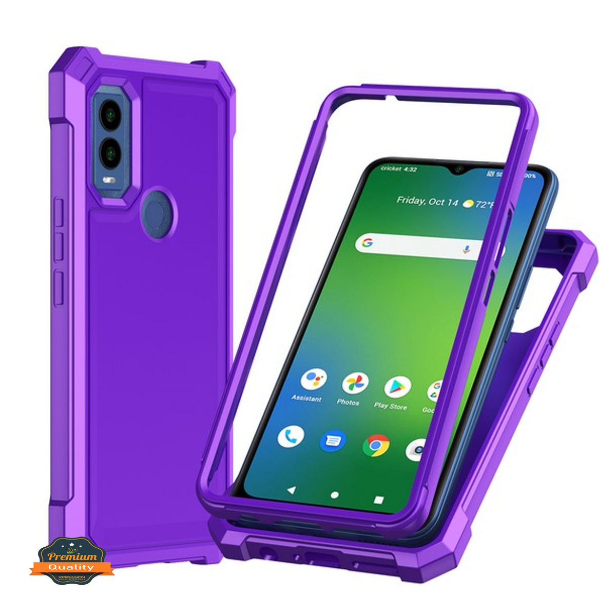 For Gabb Phone 4 Full-Body Dual Layer Hybrid Case Slim, Drop-Proof TPU Hard PC, Durable Corner Front Bumper Protector Case Cover