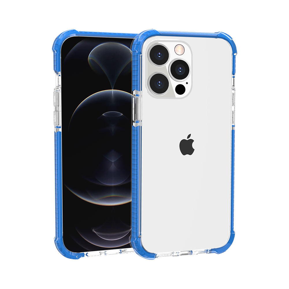 For Apple iPhone 17 Hybrid Transparent Acrylic Rubber Gummy Hard PC Silicone TPU Color Bumper Frame Shockproof Case Cover