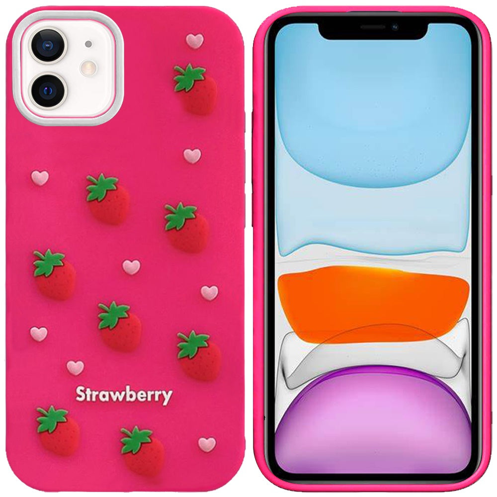 Phone Case for Apple iPhone 11 Fashionable Silicone Textured Decorative Design Pattern Protective Rubber TPU Hybrid Protection Cover