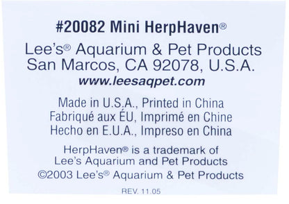 Lees HerpHaven Rectangular Terrarium [Reptile Supplies for Reptile] Mini - 1 count